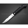 Северная корона нож Fin-track сталь Aus-10 satin, рукоять G10 black