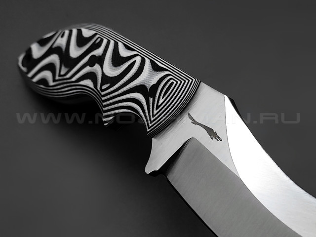 Волчий Век нож Кондрат 10 сталь Niolox WA, рукоять G10 black & white
