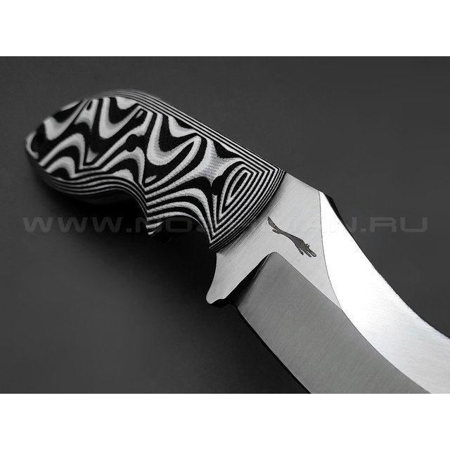 Волчий Век нож Кондрат 10 сталь Niolox WA, рукоять G10 black & white