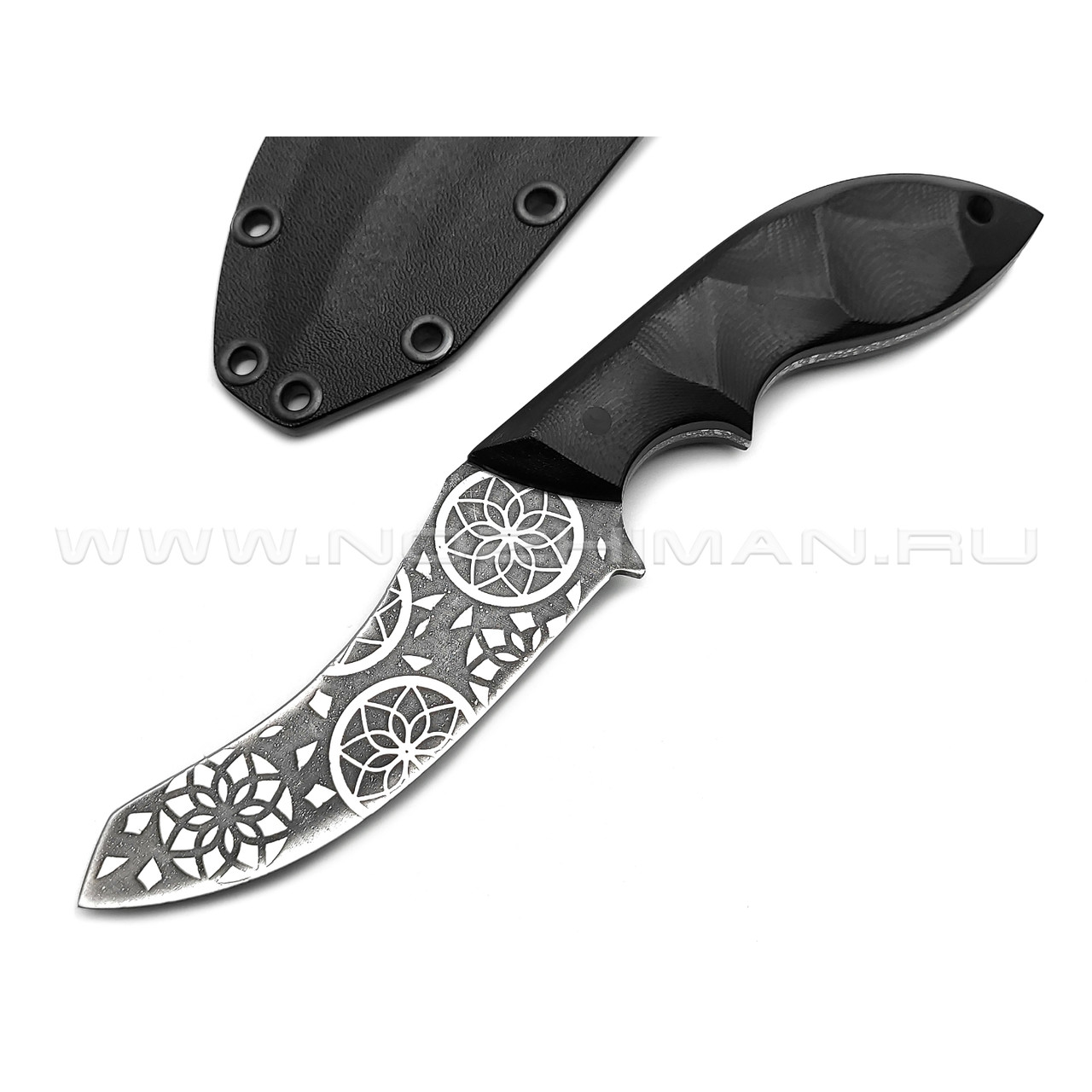 Волчий Век нож Кондрат 10 Custom сталь Niolox WA, рукоять G10 black