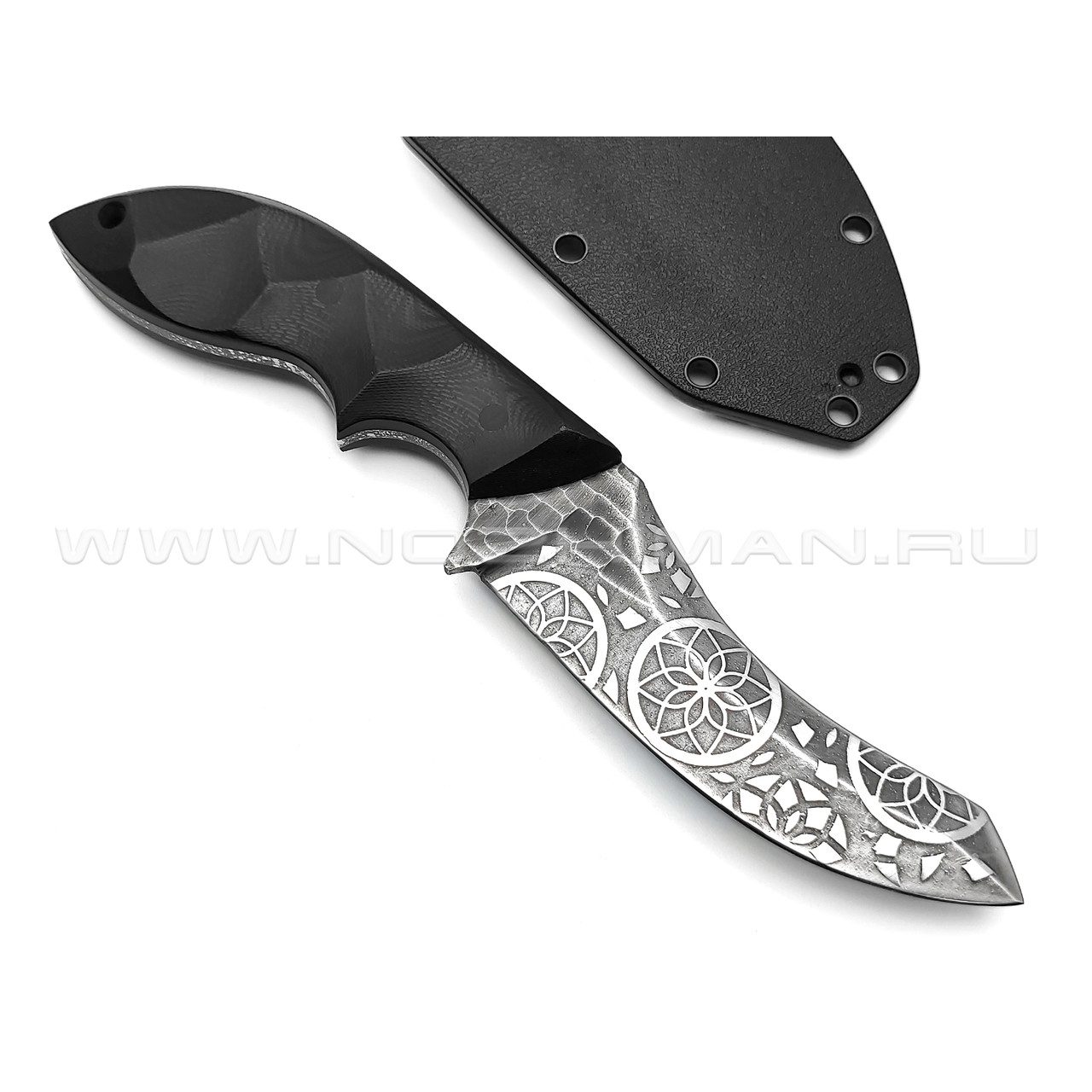 Волчий Век нож Кондрат 10 Custom сталь Niolox WA, рукоять G10 black
