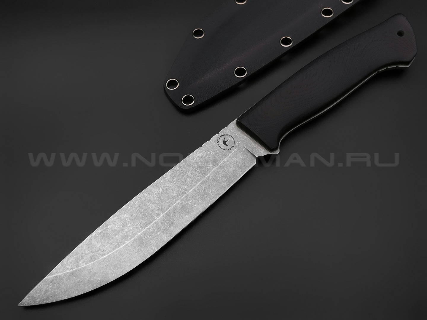 Apus Knives нож Strider сталь N690, рукоять G10 black