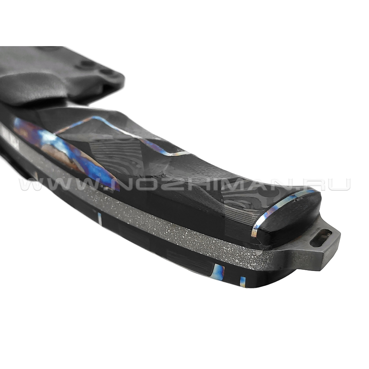 Волчий Век нож Начпрод Terminator Edition сталь PGK WA, рукоять Carbon fiber, G10, Титан