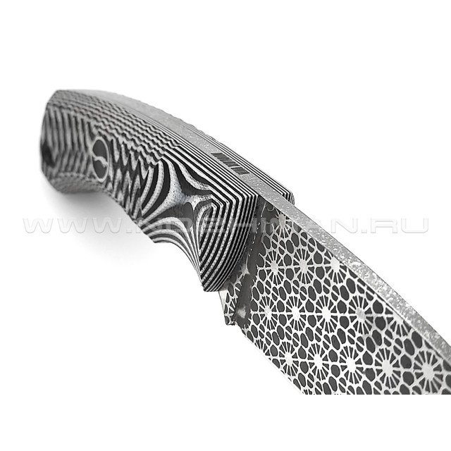 Волчий Век нож Smalltalk сталь Niolox WA, рукоять G10 black & white