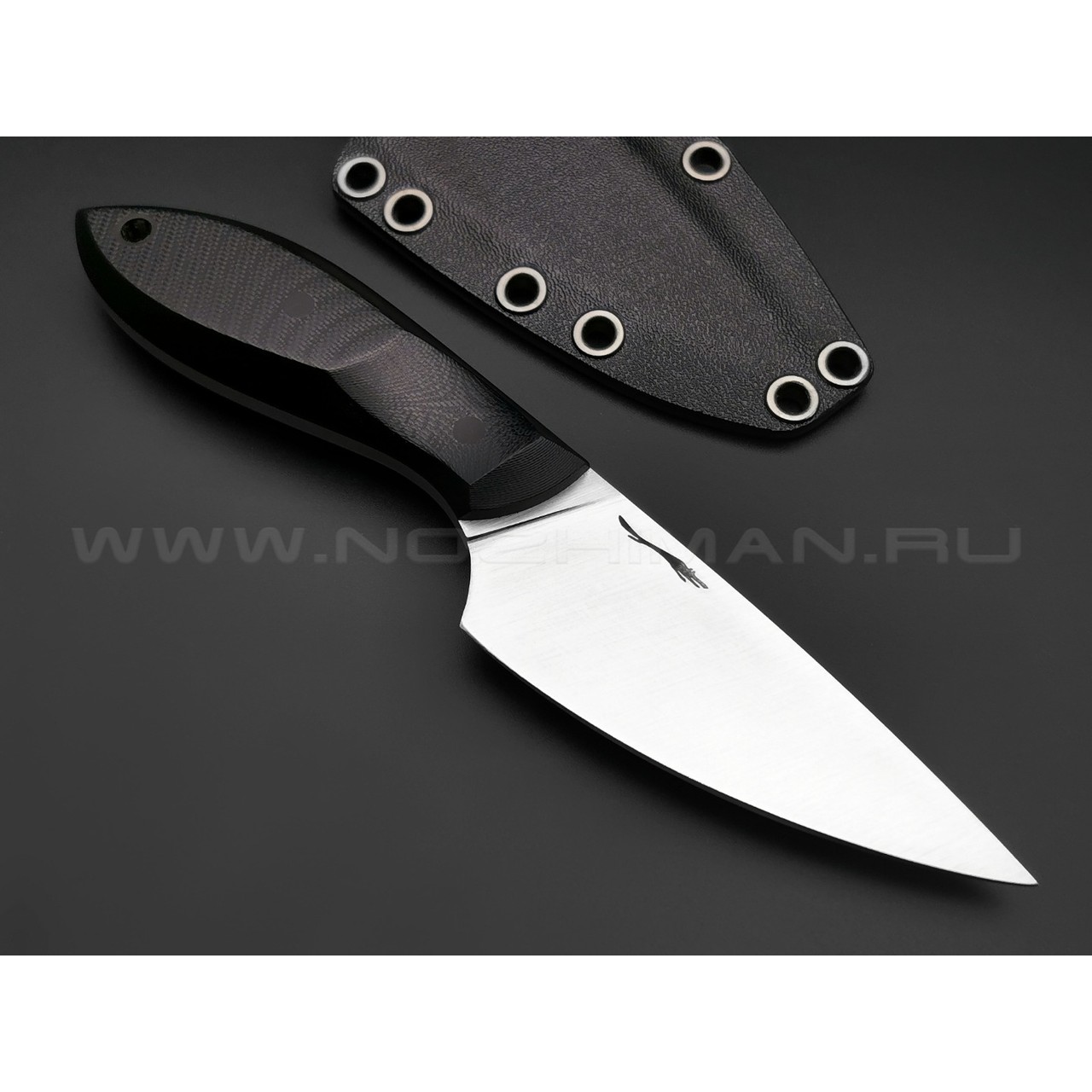 Волчий Век нож МасичЬка сталь Niolox WA, рукоять G10 black