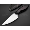 Волчий Век нож МасичЬка сталь Niolox WA, рукоять G10 black