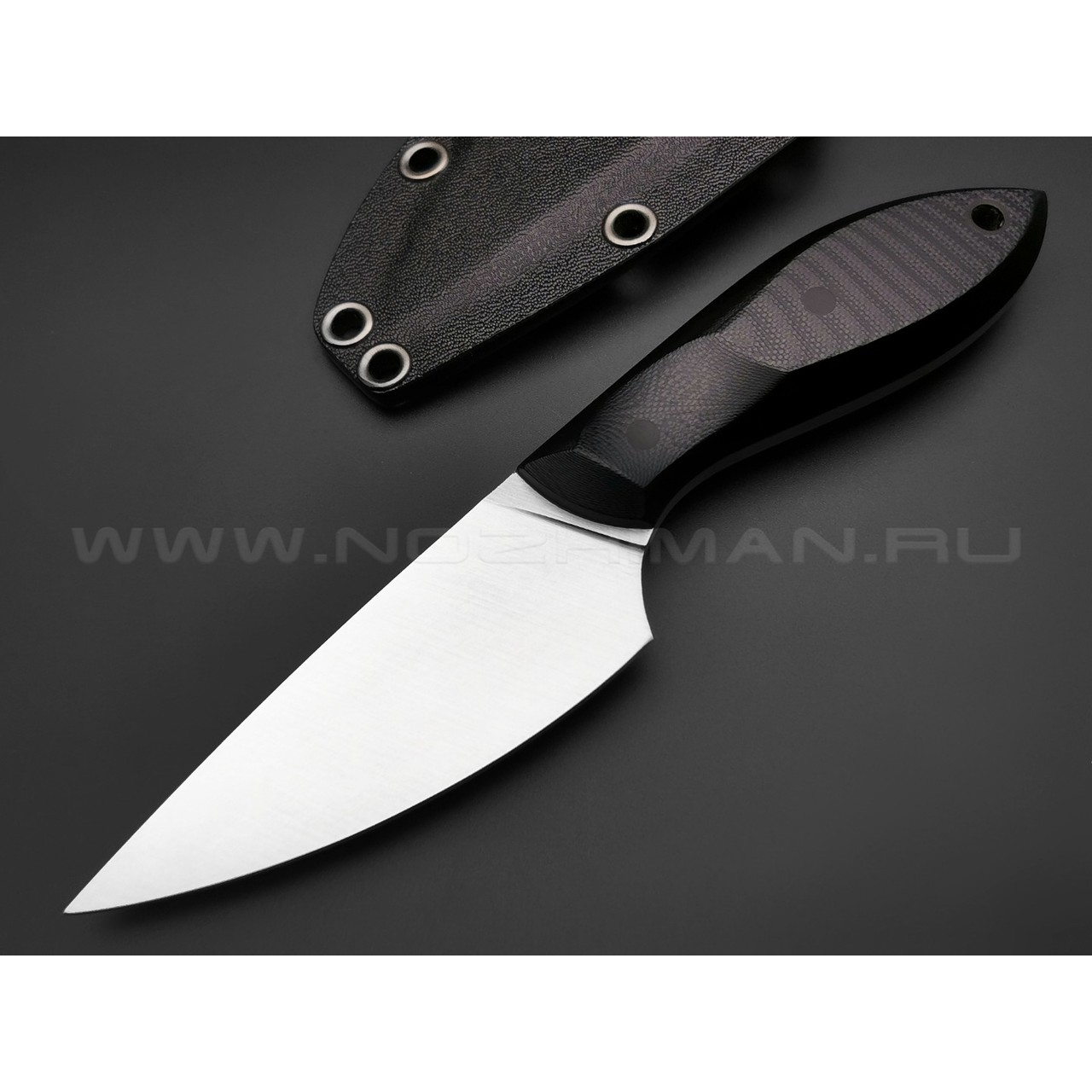 Волчий Век нож МасичЬка сталь Niolox WA, рукоять G10 black
