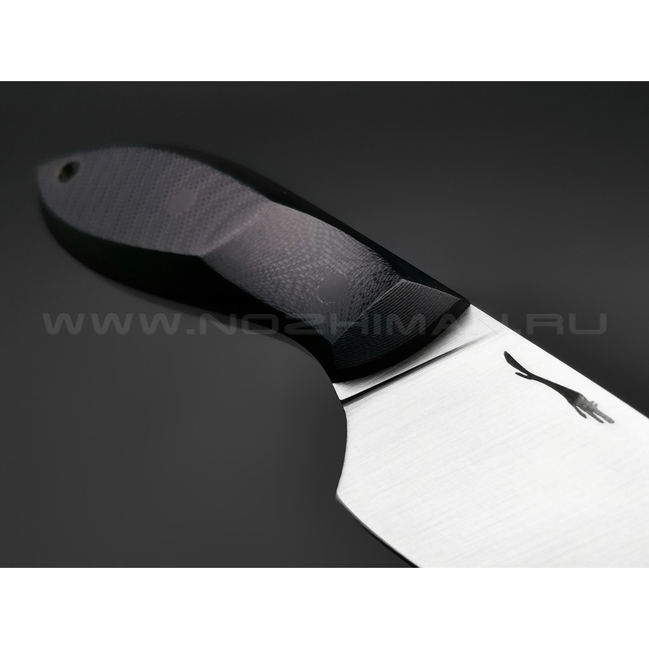 Волчий Век нож МасичЬка сталь Niolox WA, рукоять G10 black