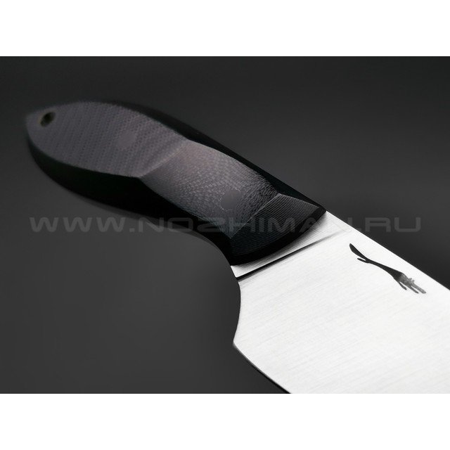 Волчий Век нож МасичЬка сталь Niolox WA, рукоять G10 black