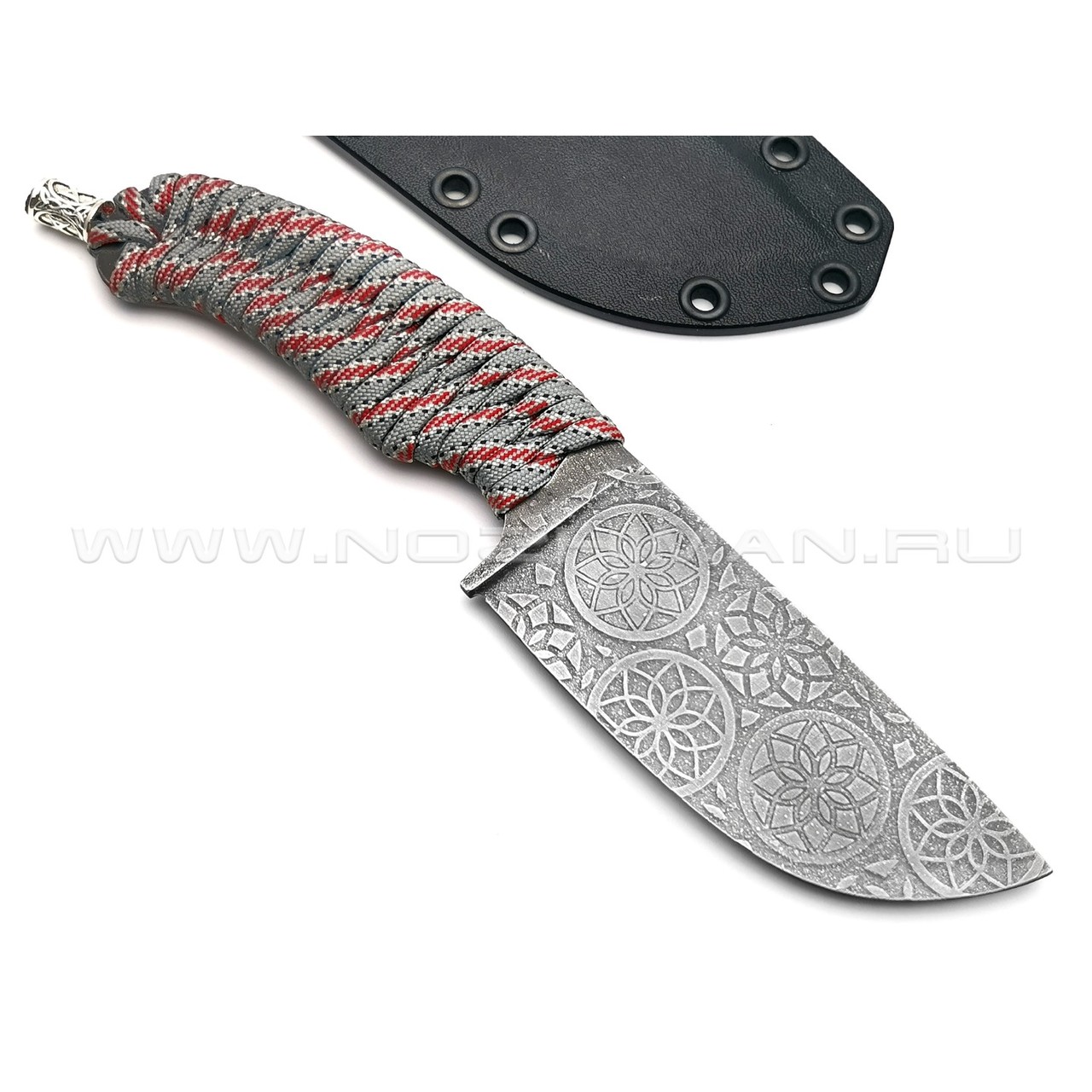Волчий Век нож Шихан Скелетный сталь Niolox WA, рукоять Paracord