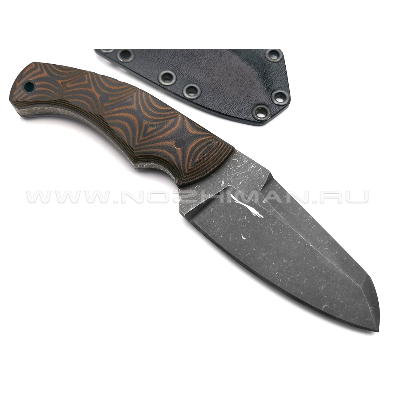 Волчий Век нож Сквозняк Brutal Edition сталь PGK WA, рукоять G10 black & brown