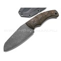 Волчий Век нож Сквозняк Brutal Edition сталь PGK WA, рукоять G10 black & brown
