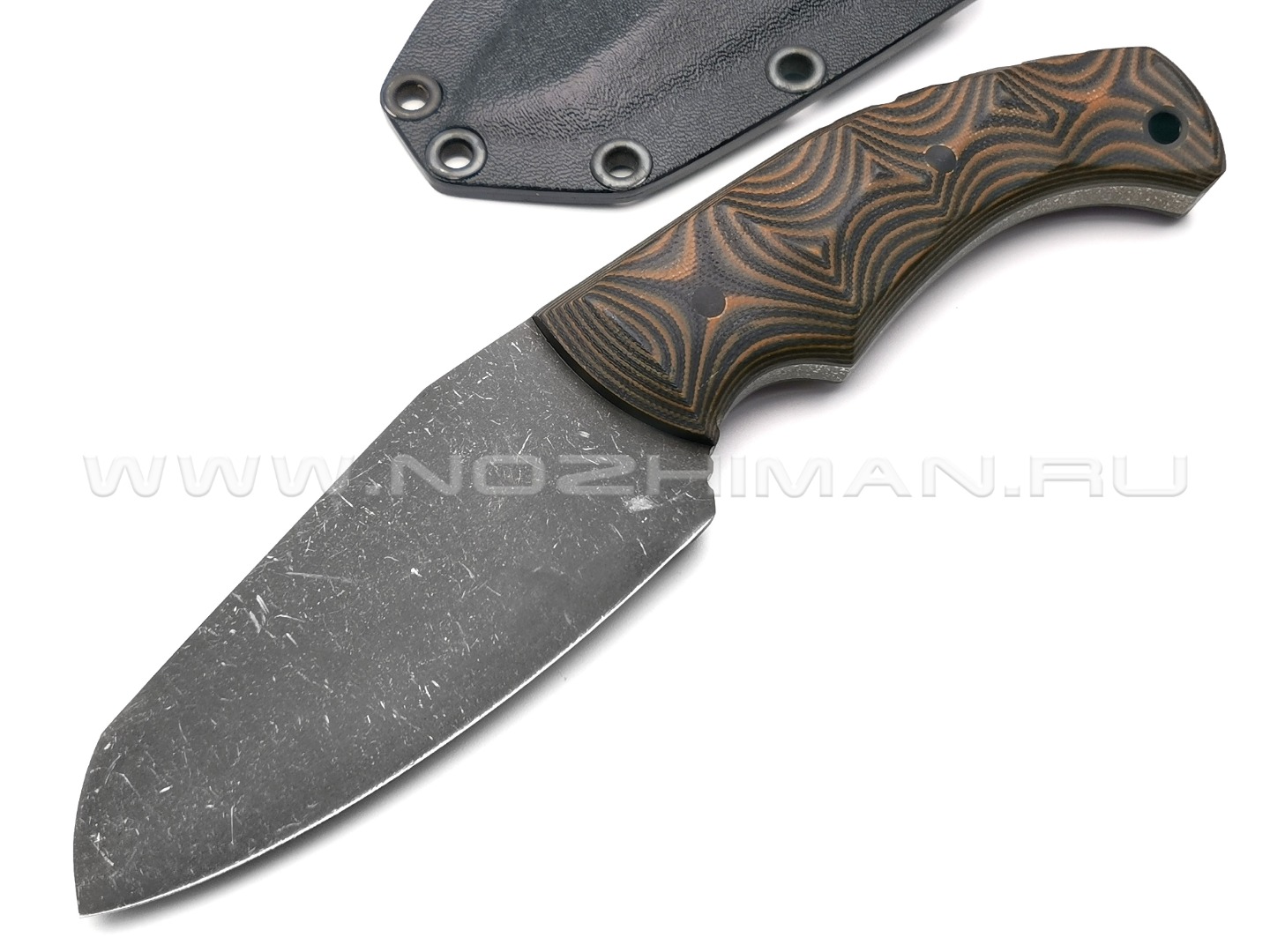 Волчий Век нож Сквозняк Brutal Edition сталь PGK WA, рукоять G10 black & brown