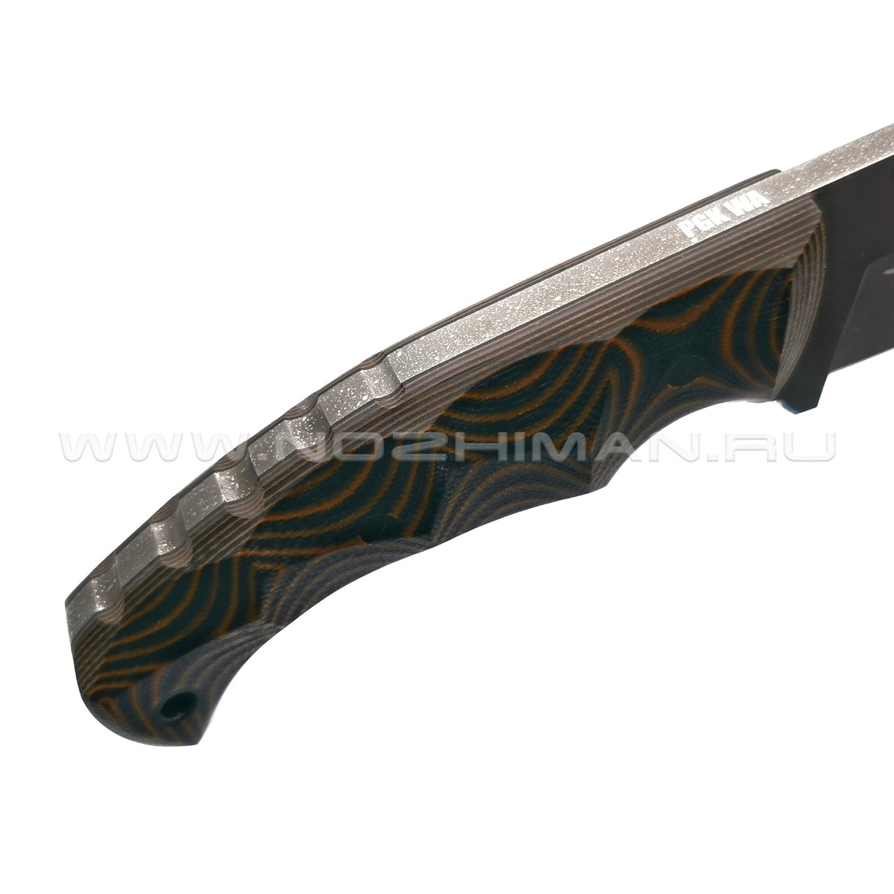 Волчий Век нож Сквозняк Brutal Edition сталь PGK WA, рукоять G10 black & brown