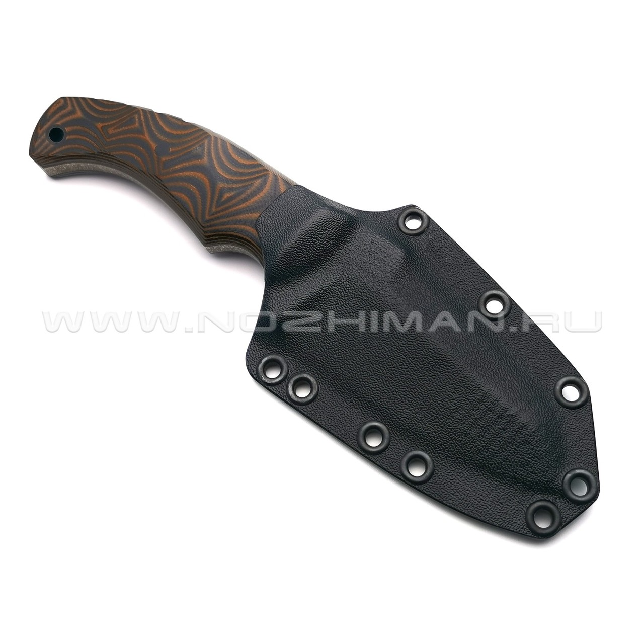 Волчий Век нож Сквозняк Brutal Edition сталь PGK WA, рукоять G10 black & brown
