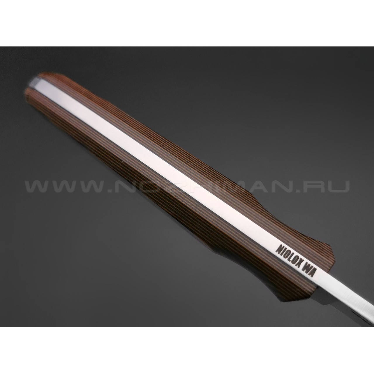 Волчий Век нож Wolfkniven сталь Niolox WA, рукоять G10 black & brown
