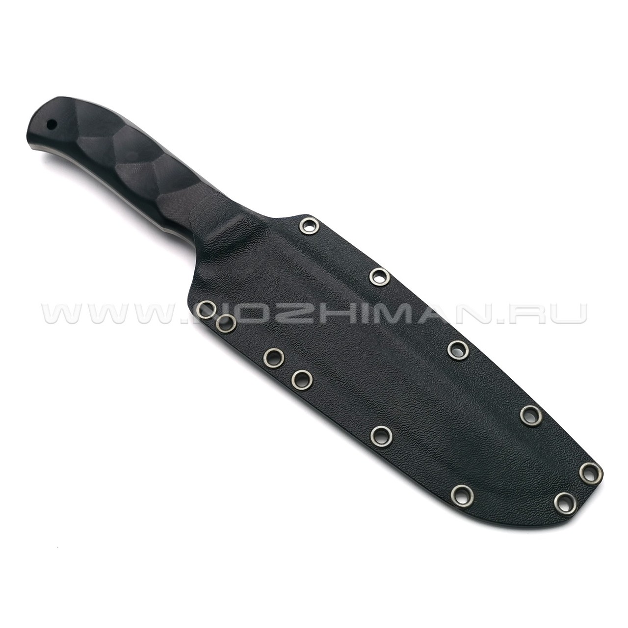 Волчий Век нож Пахарь Custom сталь Niolox WA Дамаскаж, рукоять G10 black