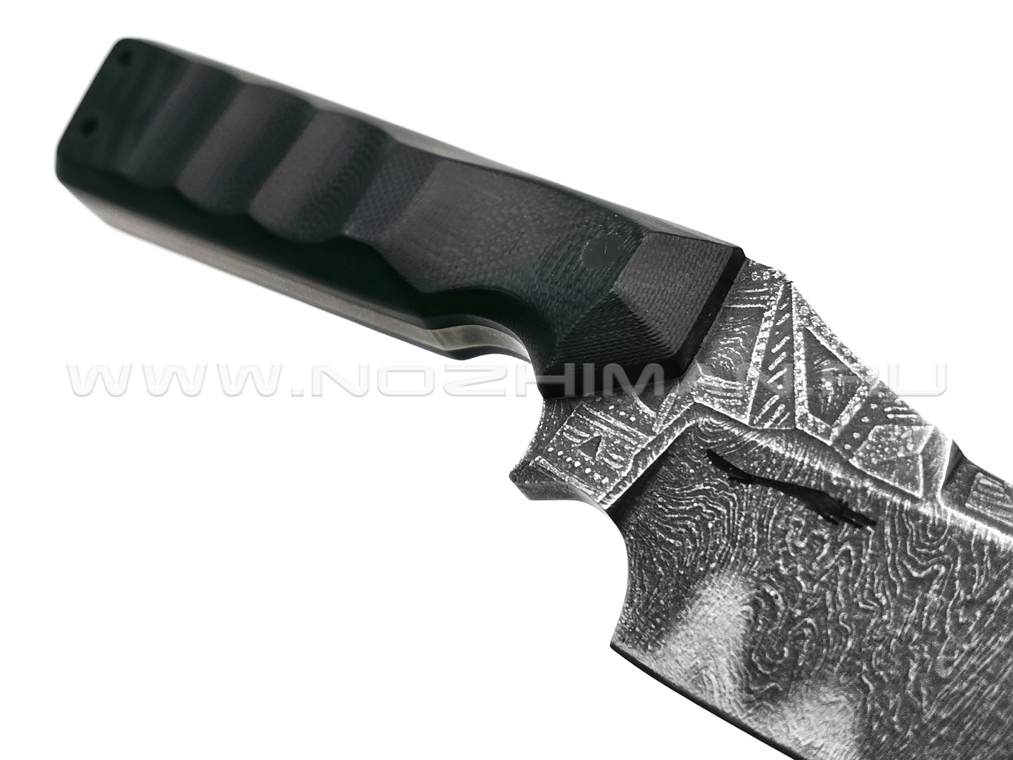 Волчий Век нож Карачун Custom (Война миров) сталь PGK WA, рукоять G10 black