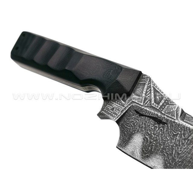 Волчий Век нож Карачун Custom (Война миров) сталь PGK WA, рукоять G10 black