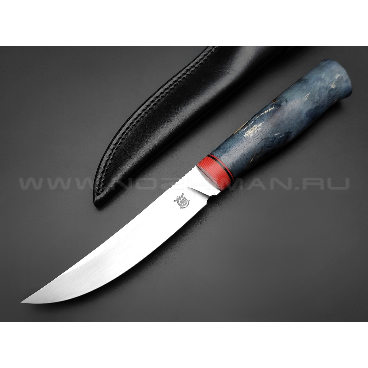 Северная Корона нож Койот сталь N690 satin, рукоять стаб. карельская береза