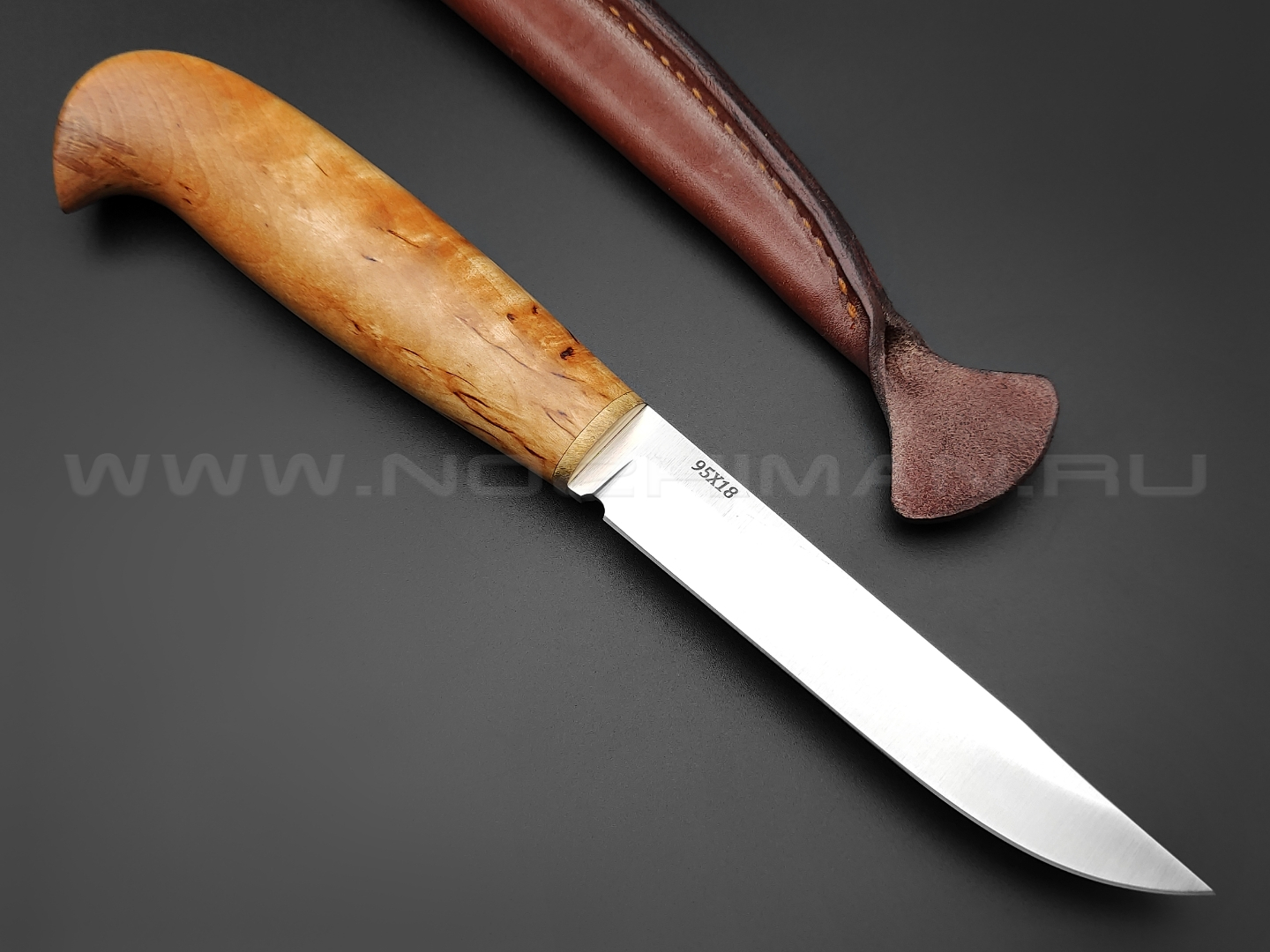 Северная Корона нож ILMARI сталь 95Х18, рукоять карельская береза