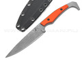 Apus Knives нож Trigger сталь K110, рукоять G10 orange