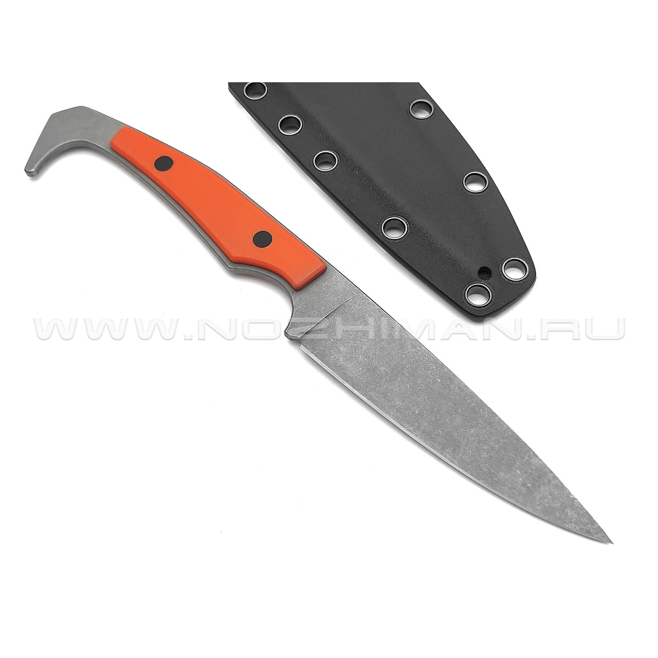 Апус нож Trigger сталь K110, рукоять G10 orange