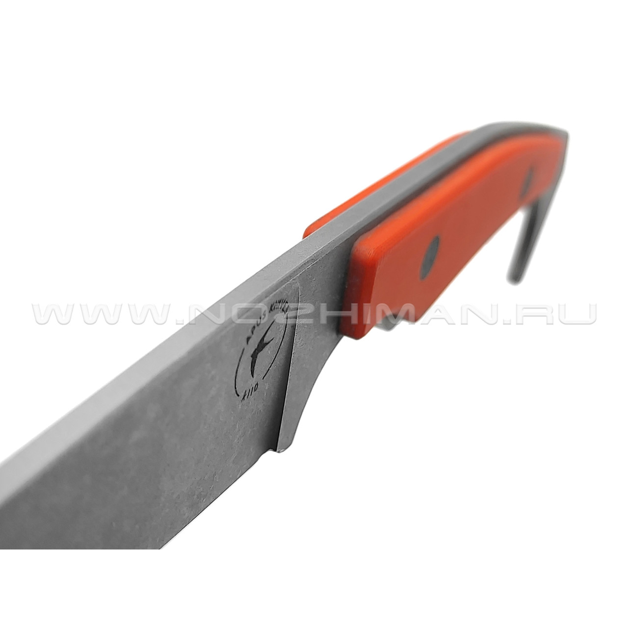Апус нож Trigger сталь K110, рукоять G10 orange