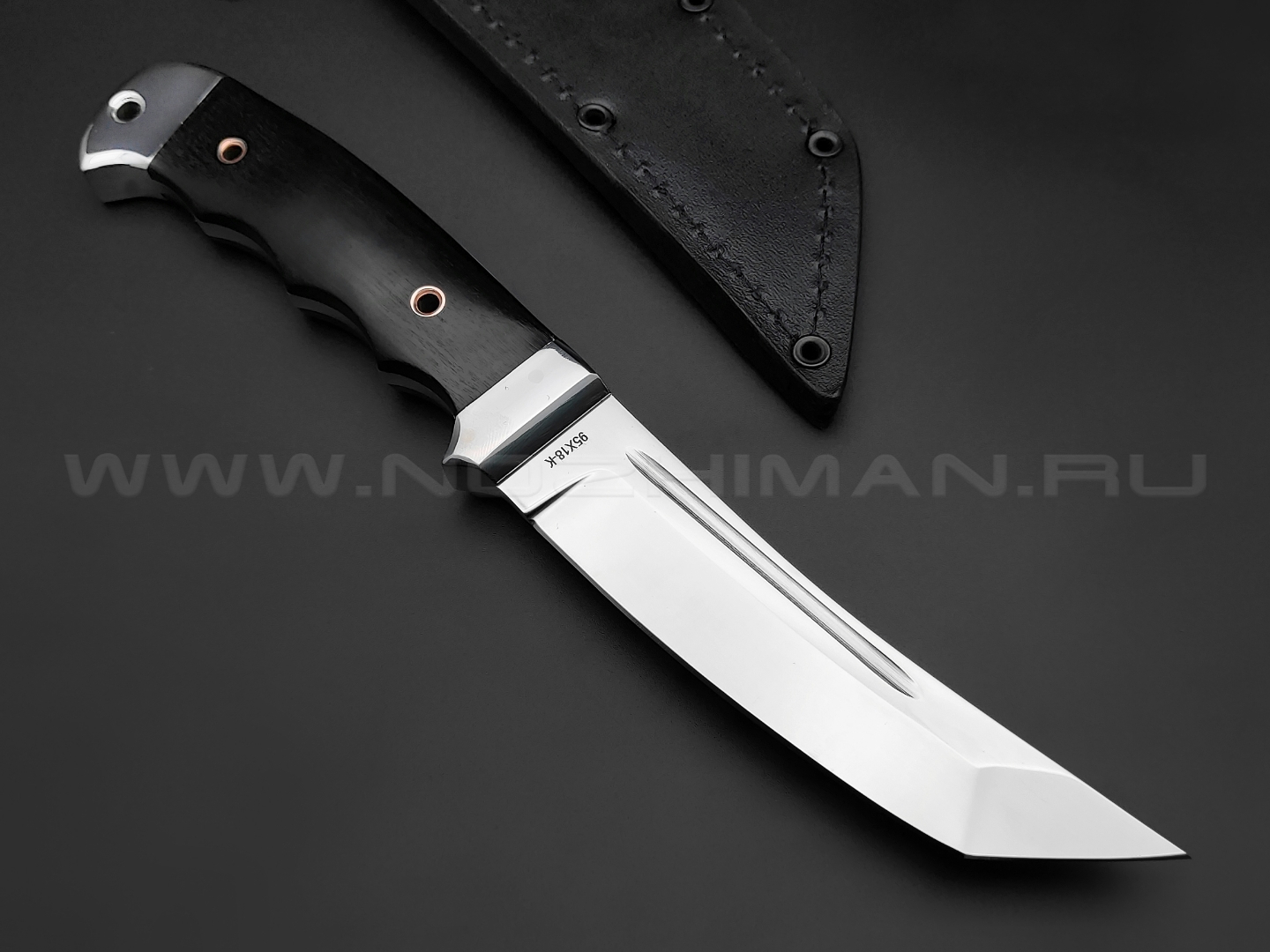 Нож "Аркан" сталь 95Х18, рукоять граб (Титов & Солдатова)