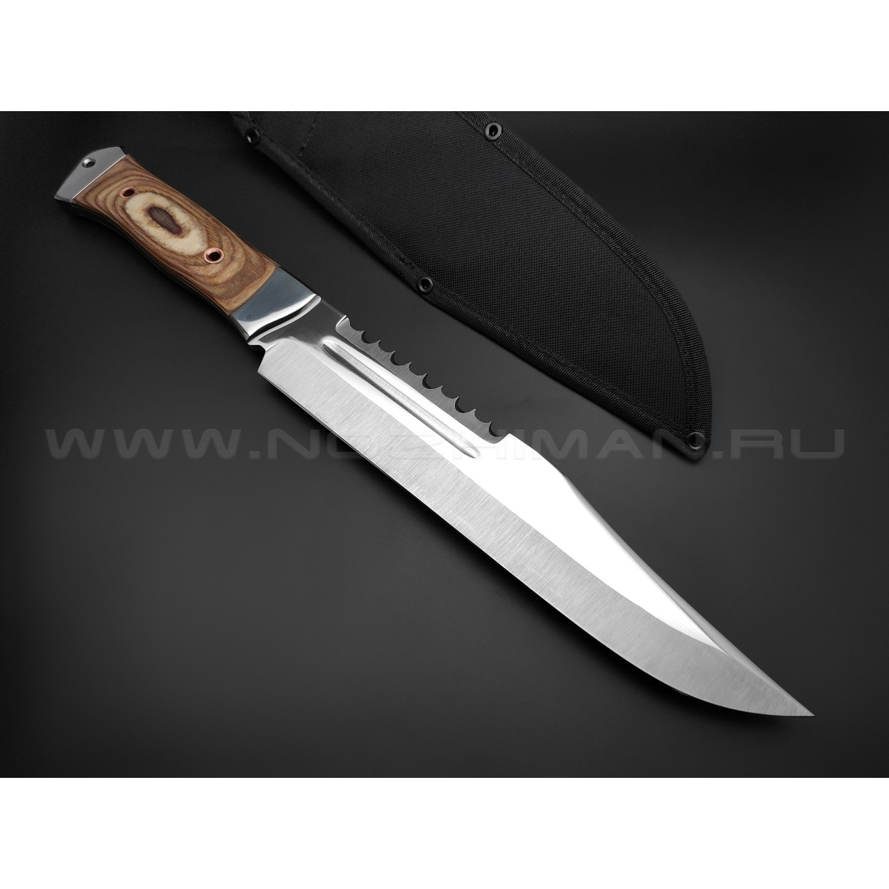 Нож "Рембо-2" сталь 65Х13, рукоять бакелит (Титов & Солдатова)