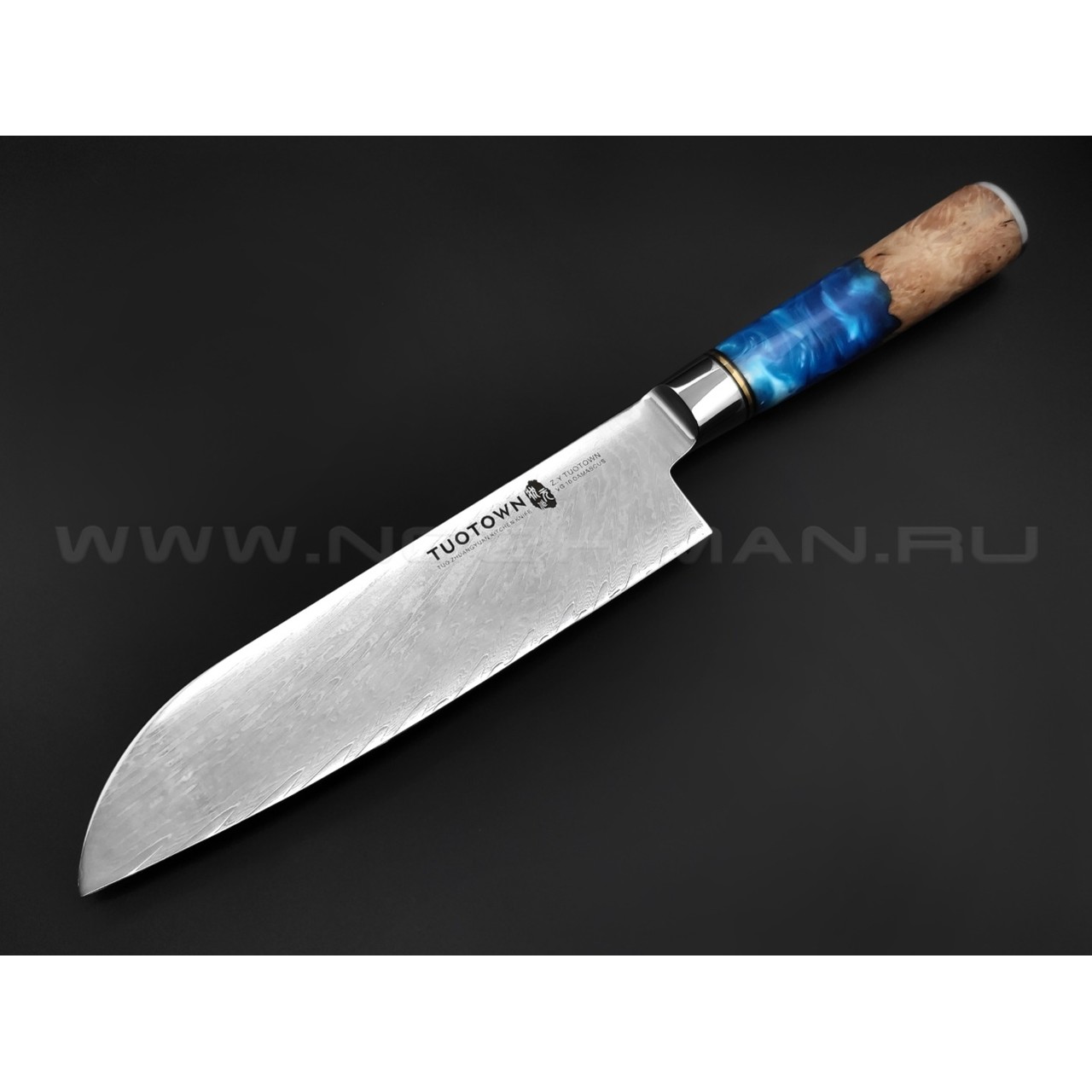 TUOTOWN нож Santoku TWB-D6 сталь ламинат VG10, рукоять гибрид