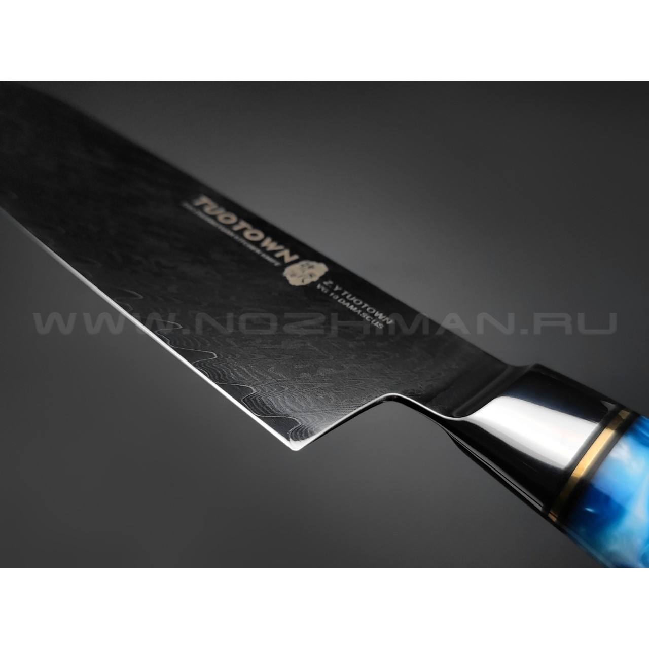 TUOTOWN нож Santoku TWB-D6 сталь ламинат VG10, рукоять гибрид