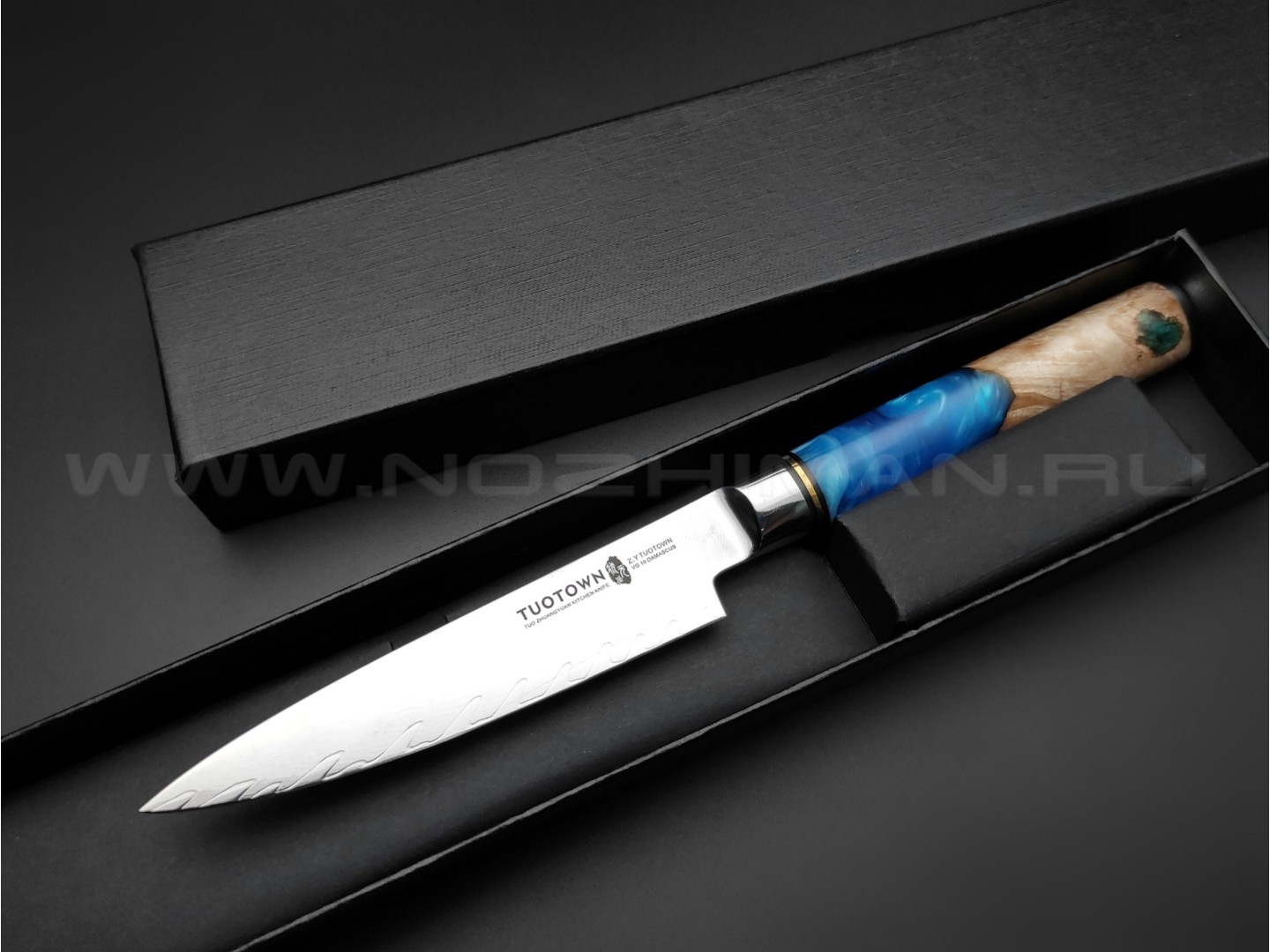 Нож TUOTOWN универсальный TWB-D3 сталь ламинат VG10, рукоять гибрид