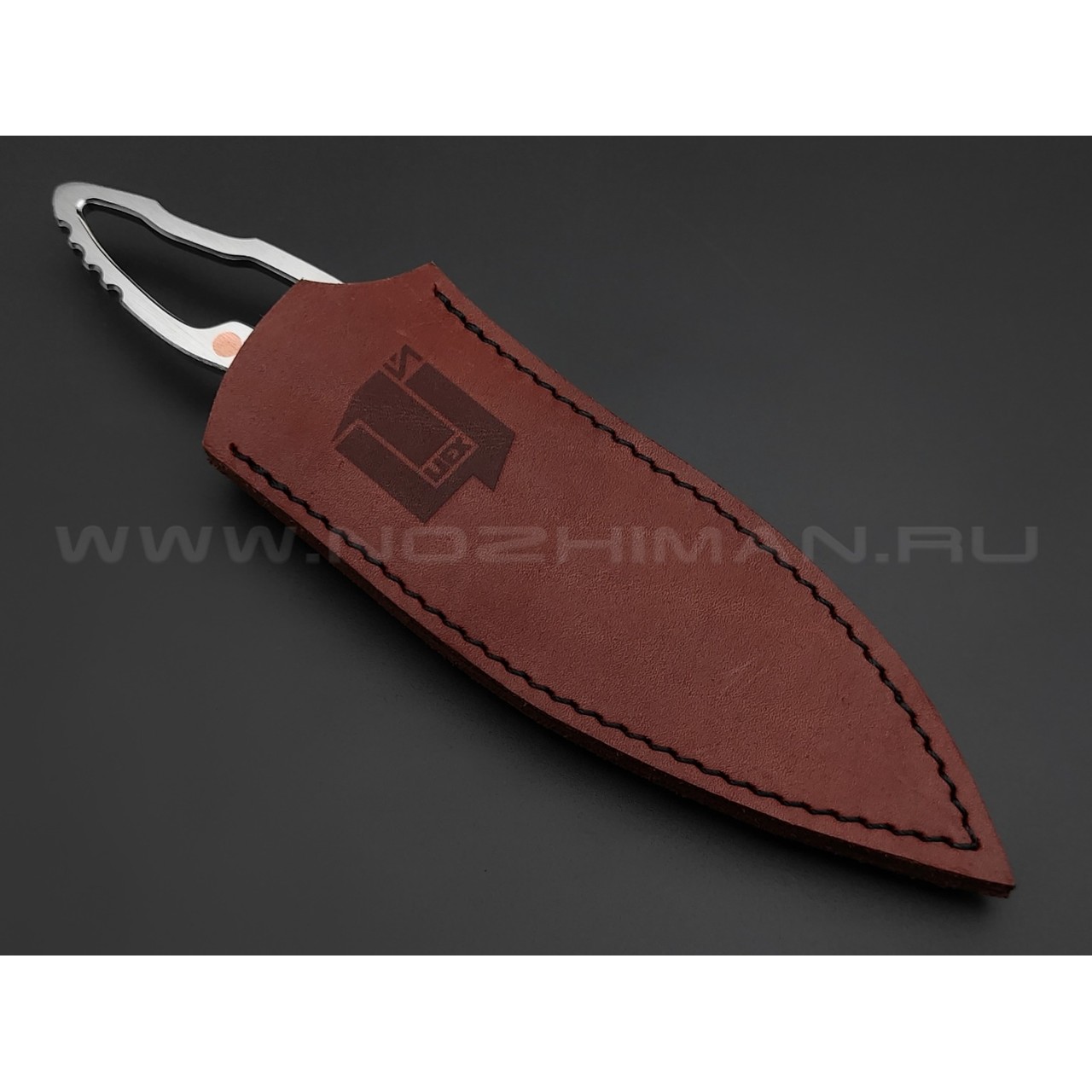 1-й Цех нож "Закурить не даю" сталь 440C, рукоять сталь