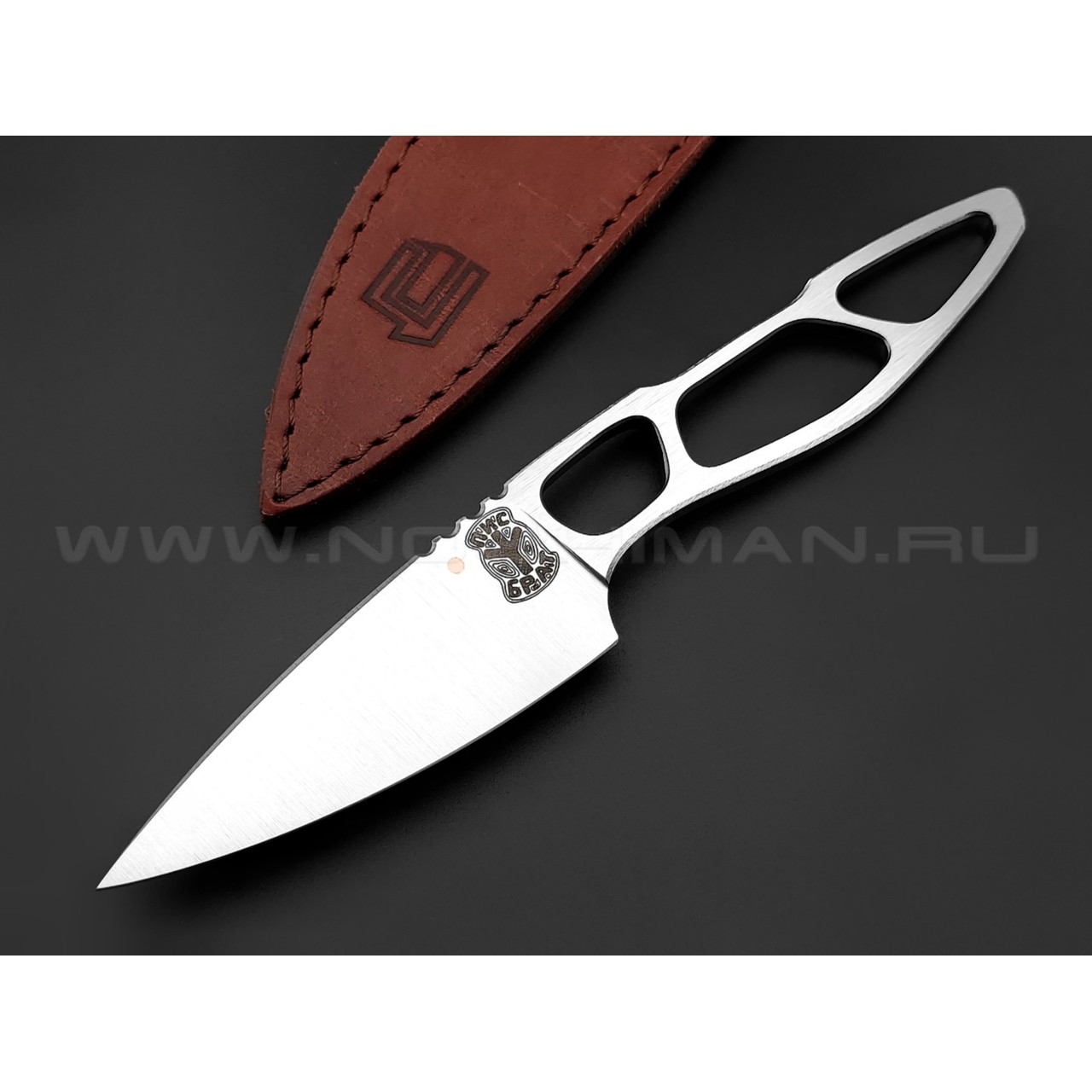 1-й Цех нож "Пис Брат" сталь 440C, рукоять сталь