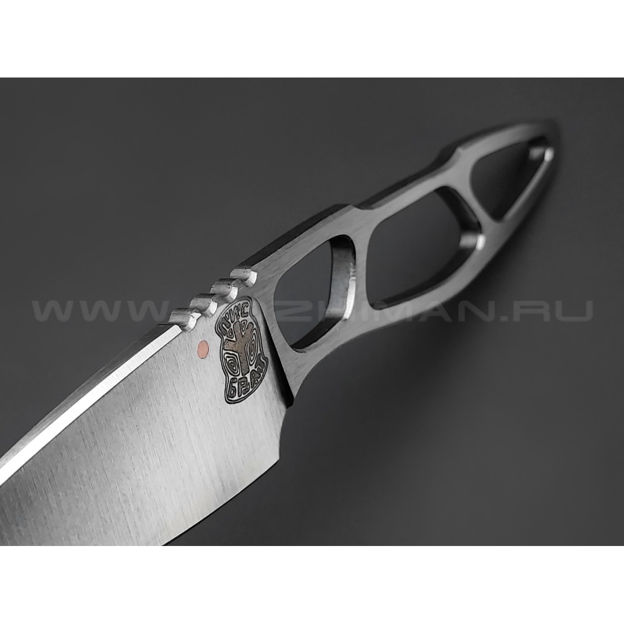 1-й Цех нож "Пис Брат" сталь 440C, рукоять сталь