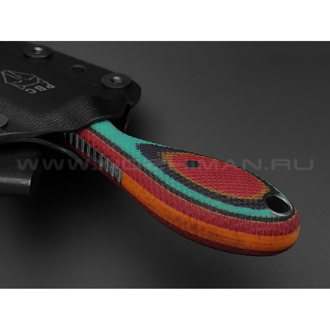 РВС нож Каспер сталь N690, рукоять микарта