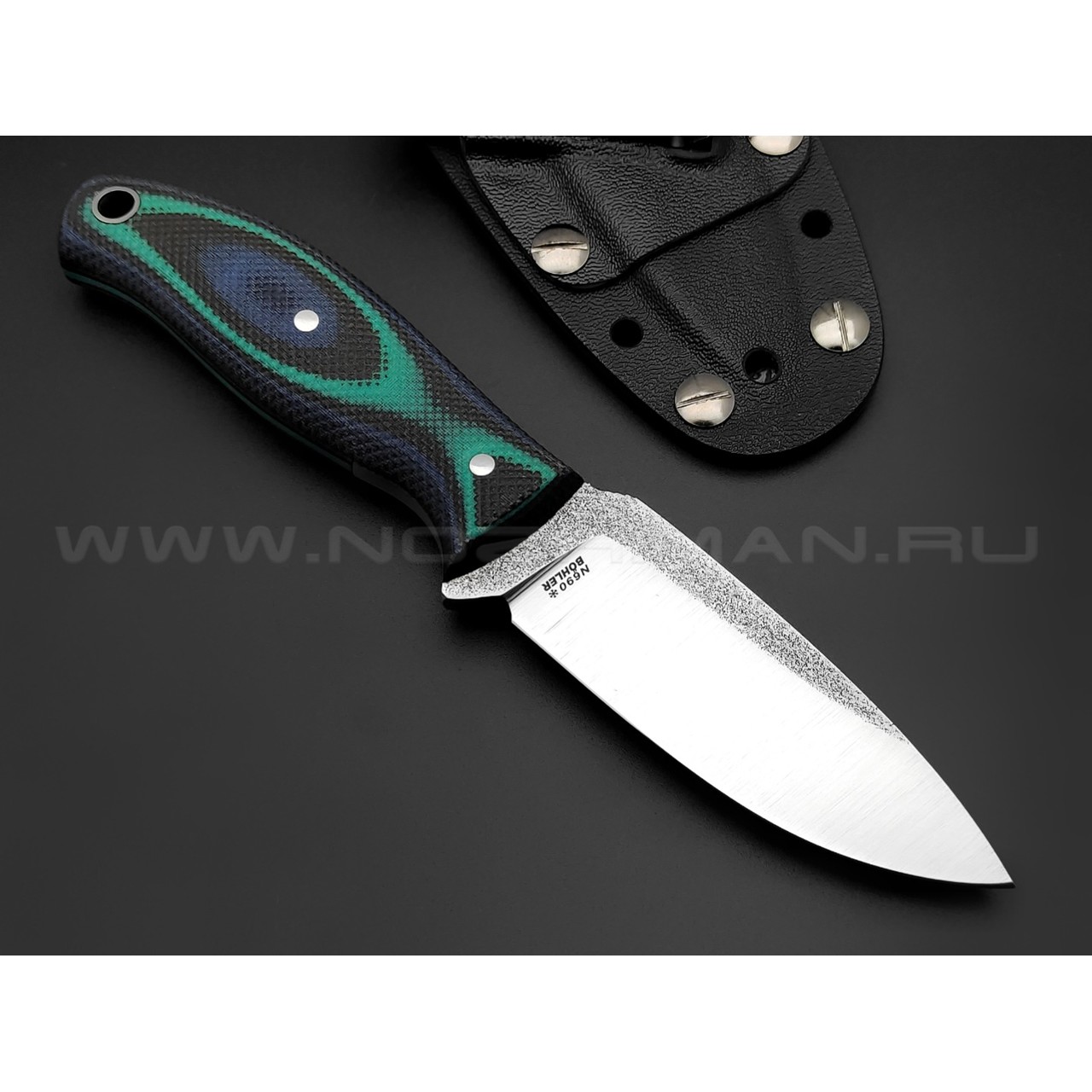 РВС нож Варан сталь N690, рукоять микарта
