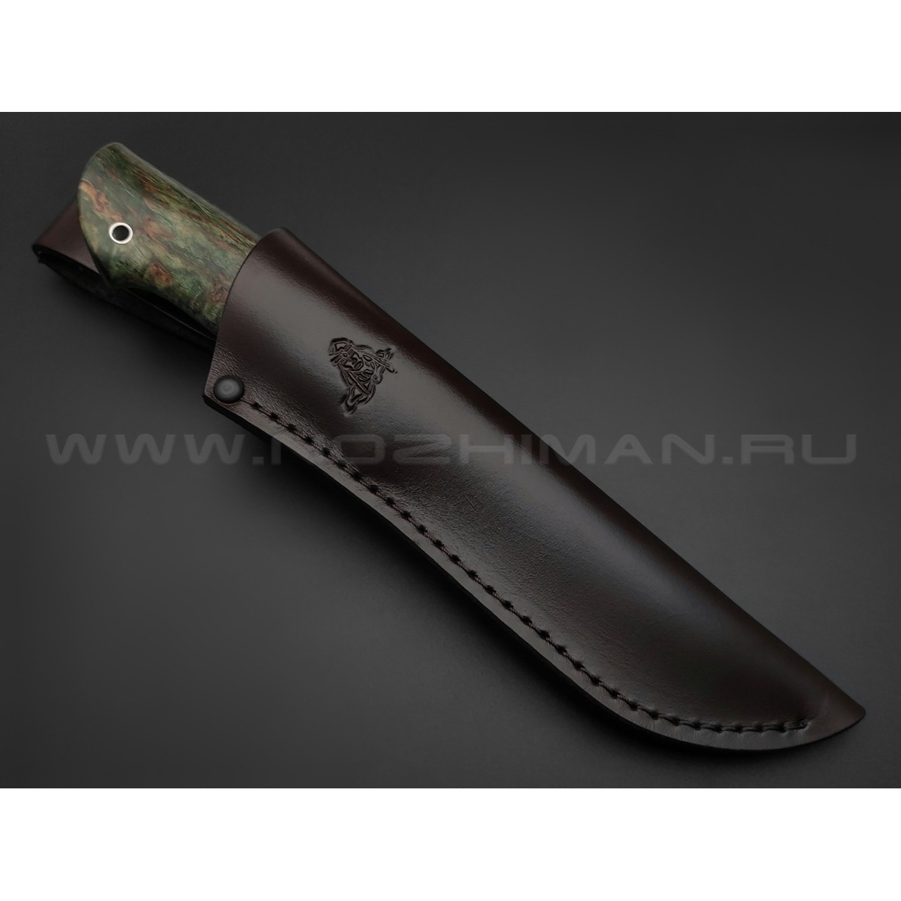 Кметь нож "Панцуй" сталь Lord, рукоять карельская берёза