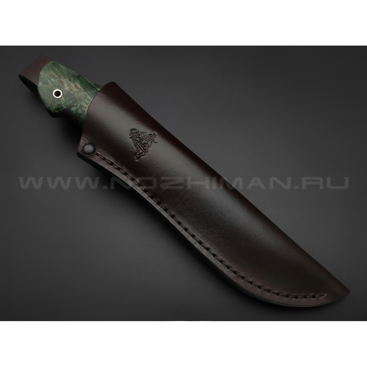 Кметь нож "Кроха" сталь Erasteel EM2, рукоять карельская береза