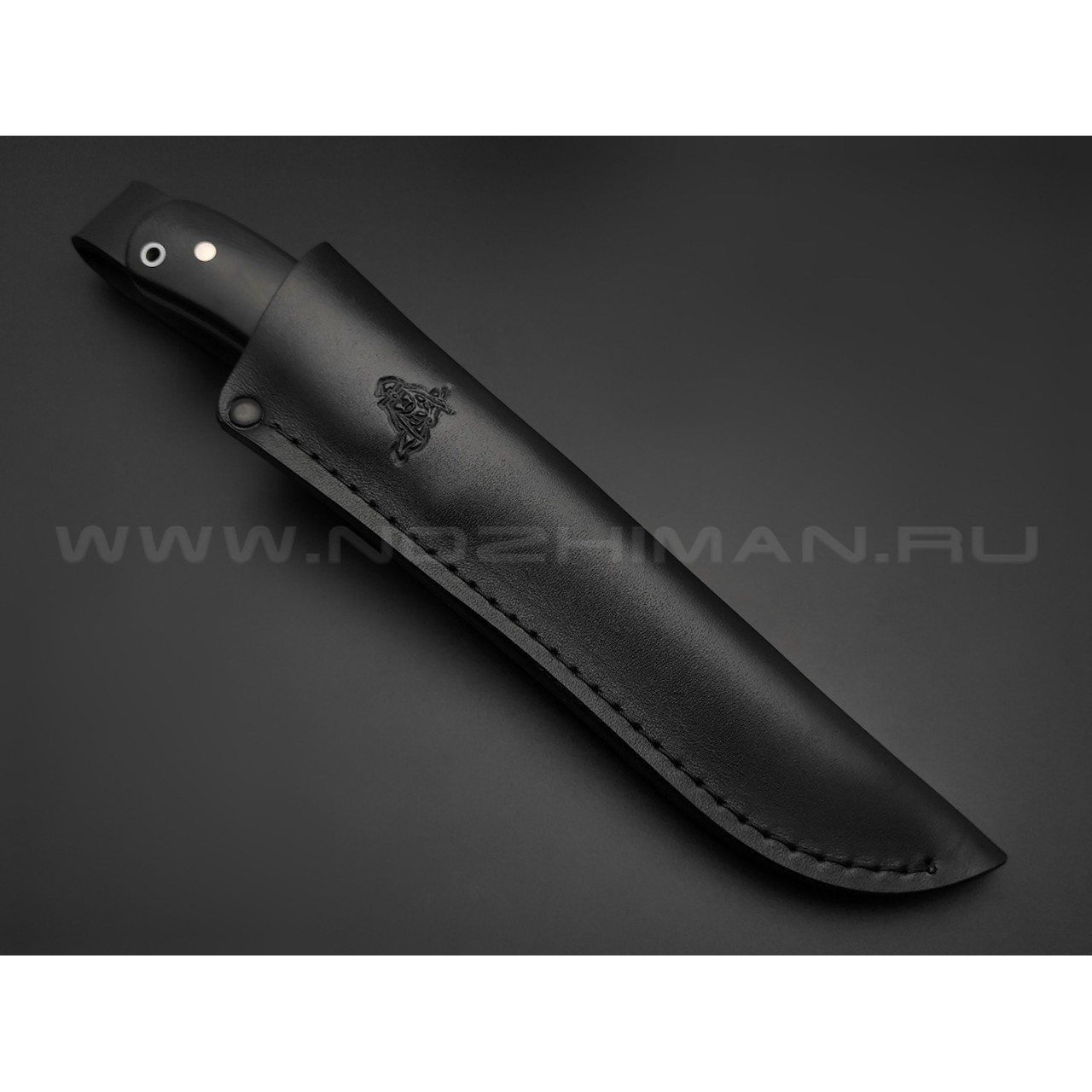 Кметь нож "Акула" сталь K340, рукоять G10 black