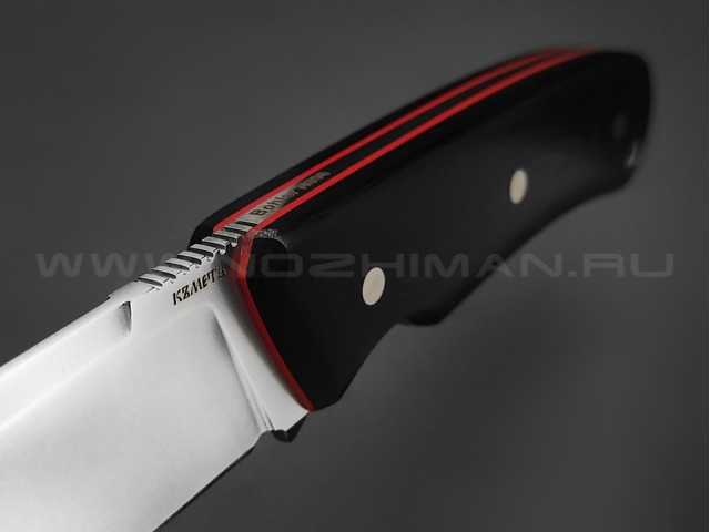 Кметь нож "Акула" сталь N690, рукоять G10 black