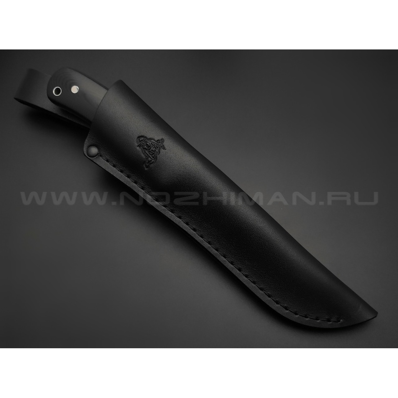 Кметь нож "Акула" сталь N690, рукоять G10 black