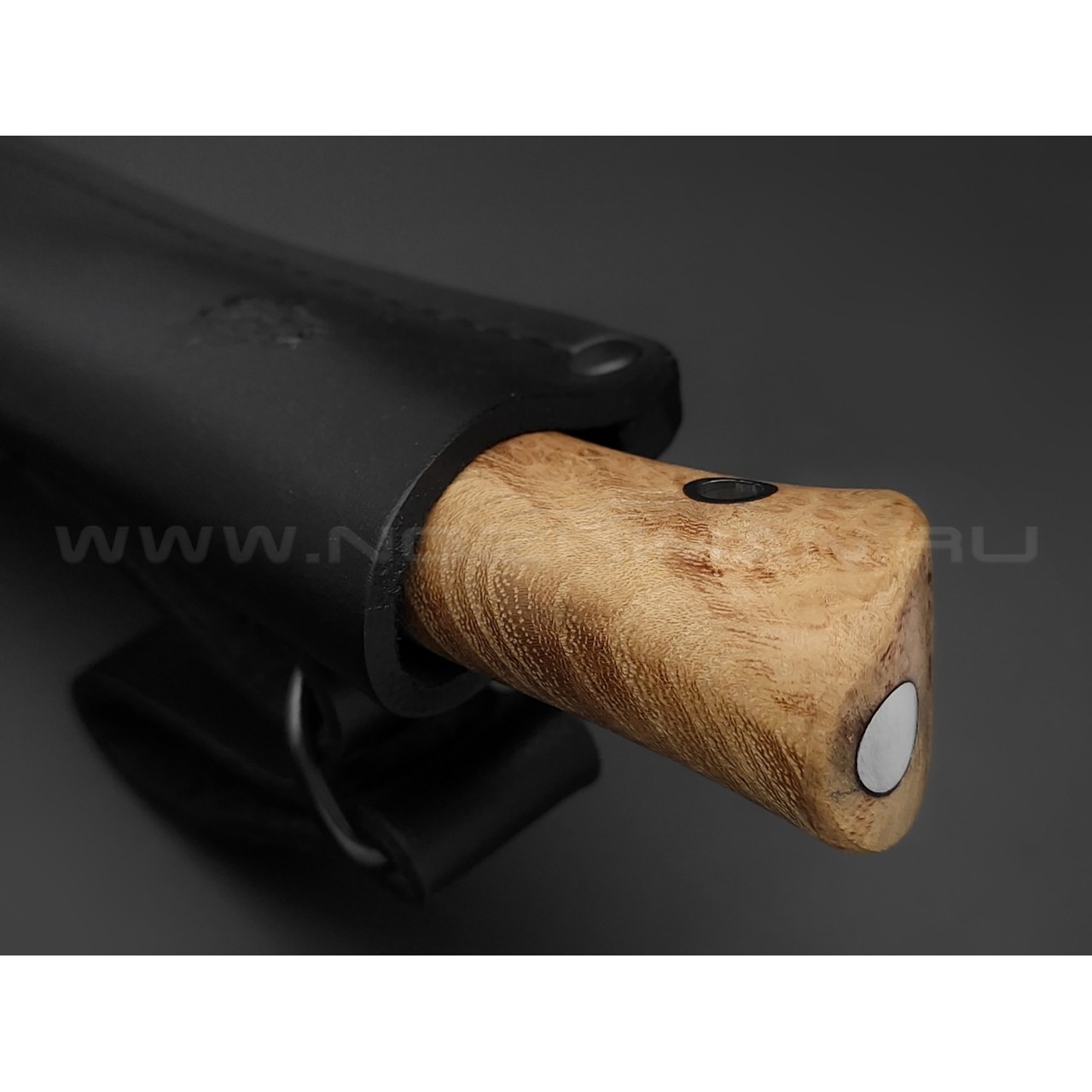 Кметь нож "Рыбацкий" сталь K340, рукоять дерево акация