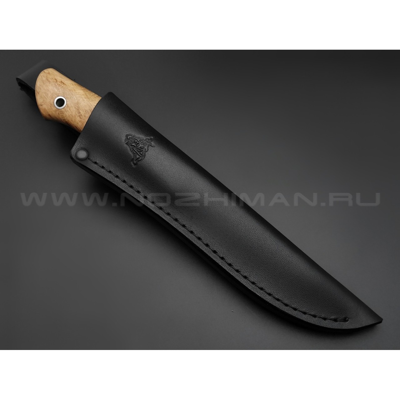 Кметь нож "Рыбацкий" сталь K340, рукоять дерево акация
