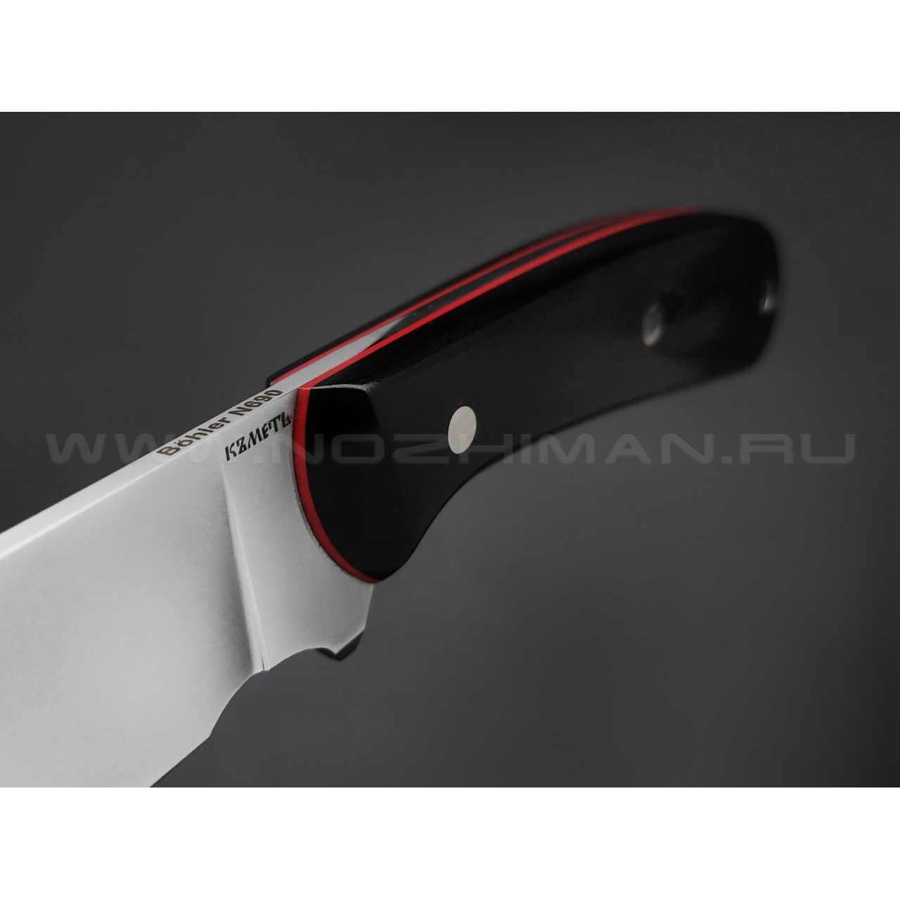 Кметь нож "Саргас" сталь N690, рукоять G10 black