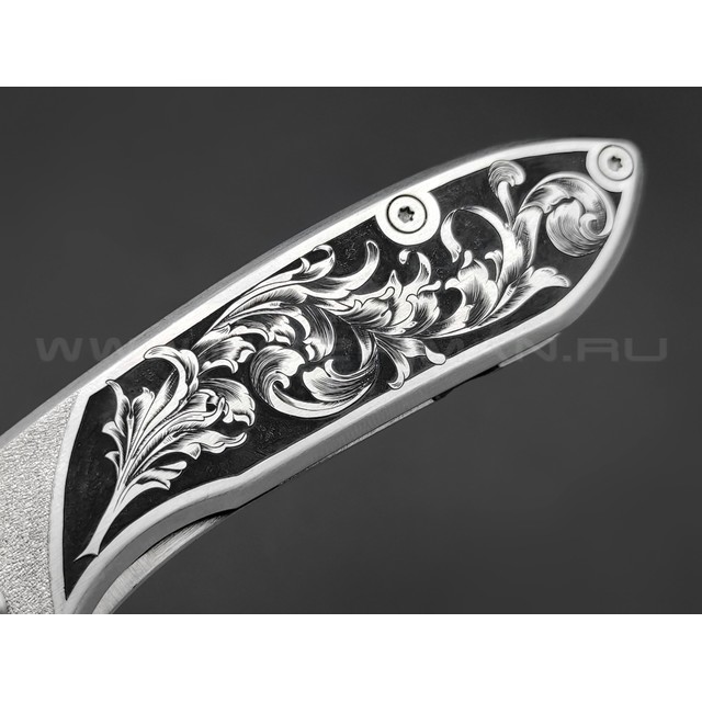 Кастомизированный нож Buck 327 Nobleman 0327SSS сталь 420HC рукоять steel