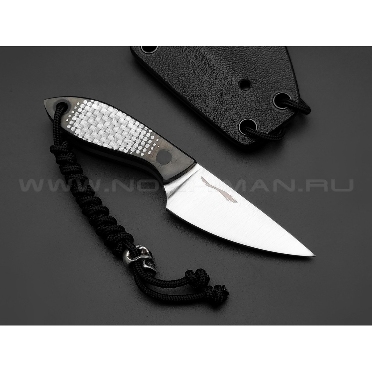 Волчий Век нож Микро МасичЬка сталь M390 WA, рукоять Carbon fiber