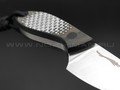 Волчий Век нож Микро МасичЬка сталь M390 WA, рукоять Carbon fiber