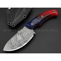 Волчий Век нож Drago Custom сталь Niolox WA, рукоять Трёхмерный композит